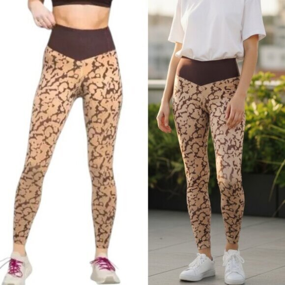 The North Face Women's Dune Sky 7/8 Tights In Almond Butter Small - Picture 1 of 7